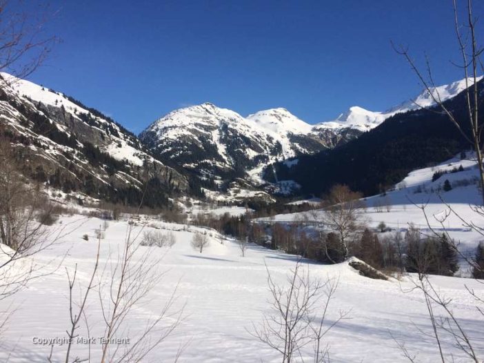 Winter near the village of Termignon in the Haute Maurienne