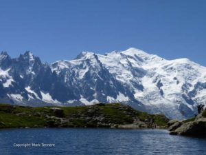 Mont Blanc from the Lac de Chesery