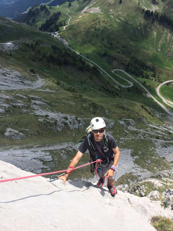 Rock Climbing in the French Alps