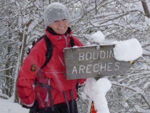 Enjoying the snow Boudin Areches-Beaufort
