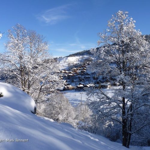 Meribel in the winter